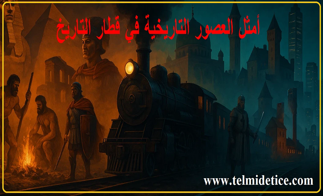 أمثل العصور التاريخية في قطار التاريخ